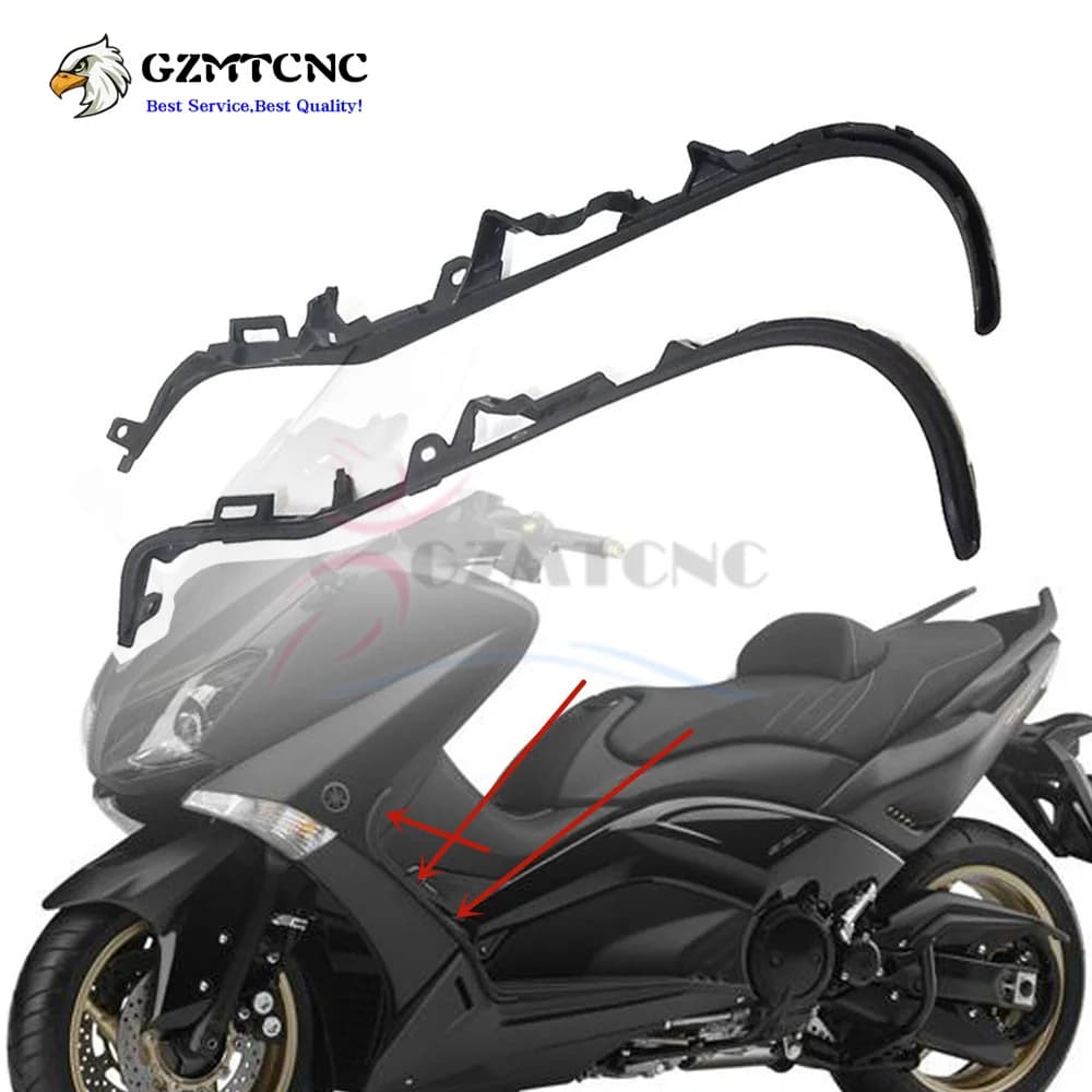 1 Pair Motorcycle Parts Pedal Edge Strip Trim Pedal Side Cover Trim Body Decoration for YAMAHA TMAX 530 T-MAX 530 2012-2016