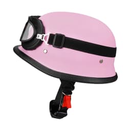 Motorcycle Half Helmet Vintage German Style Pilot Motobike Helmets Open Face Retro Motocross Helmet Motorcycle Accessories Dot