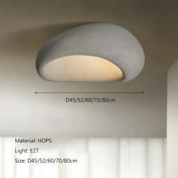 Japanese Wabi Sabi Style Ceiling Light for Bedrooms Living Rooms Study Rooms Simple Modern Cream Style Lighting Fixtures