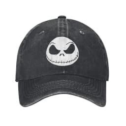 The Nightmare Before Christmas Jack Skellington Face Casual Baseball Cap For Men Summer Hats Fashion High Quality Baseball Caps