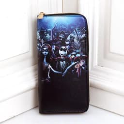 Nightmare Before Christmas Jack Skellington Sally Wallet Cartoon Print Multifunctional Fashion Coin Purse Boy Girl Birthday Gift
