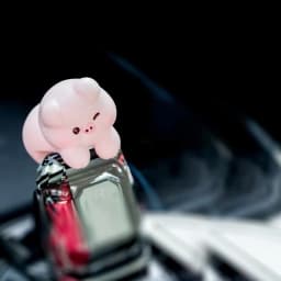 Cute Cartoon Small Animal Car Dashboard Accessories, Humorous Car Interior Ornaments and Screen Decorations
