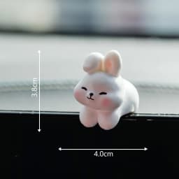 Cute Cartoon Small Animal Car Dashboard Accessories, Humorous Car Interior Ornaments and Screen Decorations