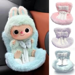 15-17cm Doll Seat for Labubu Carseat Safety Seat Cute Doll Air Outlet Aromatherapy Decoration High-grade Car Interior Decoration