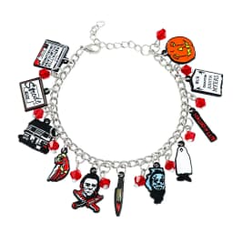 Halloween Michael Myers themed bracelet for European and American movies, Moonlight, Heart, Panic