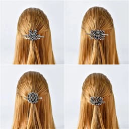 Retro Norse Runes Viking Celtic Knot Hair Clips & Barrettes Minimalist Witch Slide Stick Hairpin Accessories Women Pagan Jewelry