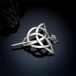 Retro Norse Runes Viking Celtic Knot Hair Clips & Barrettes Minimalist Witch Slide Stick Hairpin Accessories Women Pagan Jewelry