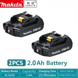 100% Genuine Makita 6Ah for Makita 18V Battery BL1860B BL1840 BL1830B BL1850B BL1850 BL1860 BL1815 Replacement Lithium Battery