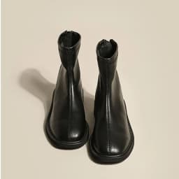 JIANBUDAN 2025 Women's Fashion Chelsea Boots Microfiber Leather Comfortable Autumn Short boots Women winter Plush Ankle Boots