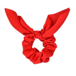 Chiffon Bowknot Silk Hair Scrunchies Women Rabbit Ear Ponytail Holder Hair Ties Hair Rope Rubber Bands Headwear Hair Accessories