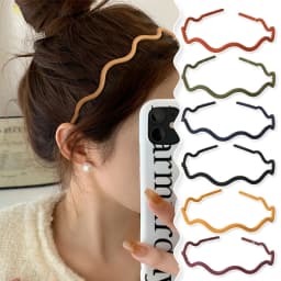 4mm Wide Thin Plastic Plain Headband for Women Girls Matte Hair Bands Teeth Comb DIY Skinny Hair Hoop Sport Hair Accessories
