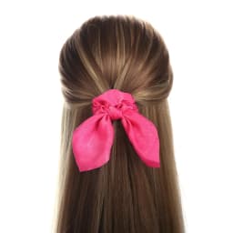 Women Silk Scrunchies Elastic Hair Ties Rabbit Ears Floral Leopard Print Hair Band Ponytail Hair Ropes Girls Accessories