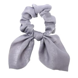 Women Silk Scrunchies Elastic Hair Ties Rabbit Ears Floral Leopard Print Hair Band Ponytail Hair Ropes Girls Accessories