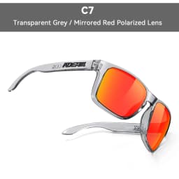 KDEAM Classic Fishing Polarized Sunglasses Large Size 148mm Overall Width Photochromic Sun Glasses For Driving Jogging Riding
