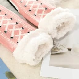 Fuzzy Fluffy Sock Women Winter Christmas Gift Warm Plush Non slip Home Sleeping Soft Female Floor Thermal Slipper Sock Snowflake