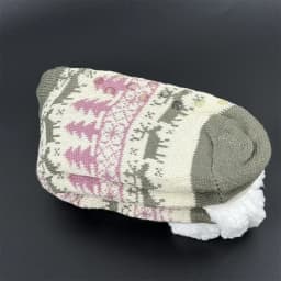 Fuzzy Fluffy Sock Women Winter Christmas Gift Warm Plush Non slip Home Sleeping Soft Female Floor Thermal Slipper Sock Snowflake