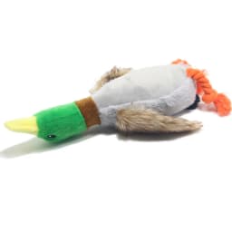 Cute Plush Duck Sound Toy Stuffed Squeaky Animal Squeak Dog Toy Cleaning Tooth Dog Chew Rope Toys