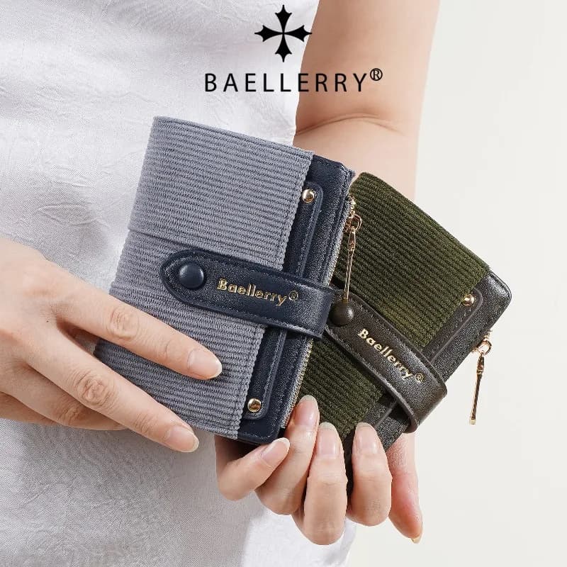 Braellery Multi-card Holder for Women Large Capacity Wallets Female Fashion Wallets Coin Change Purse Patchwork Design Purse