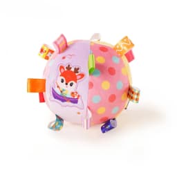 Baby Rattles Toys Soft Plush Hand Rattles Hand Grip Ball Animal Pattern Rattles Shaker for 3 6 9 12 Months Plush Vocal Toy
