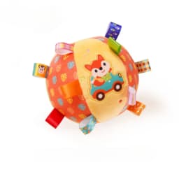 Baby Rattles Toys Soft Plush Hand Rattles Hand Grip Ball Animal Pattern Rattles Shaker for 3 6 9 12 Months Plush Vocal Toy