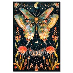 5D Diamond Painting Kit Mushroom Butterfly Art Picture Mosaic Gem Cross Stitch Home Living Room Decorative Painting Gift