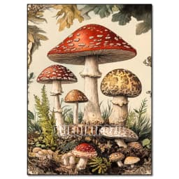 5D Diamond Painting Kit Mushroom Butterfly Art Picture Mosaic Gem Cross Stitch Home Living Room Decorative Painting Gift