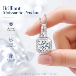 100% Real Moissanite With GRA Ceritificate Jewellry Earrings Necklace Rings S925 Silver Luxury Sparkling Diamond D VVS Gifts
