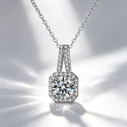 100% Real Moissanite With GRA Ceritificate Jewellry Earrings Necklace Rings S925 Silver Luxury Sparkling Diamond D VVS Gifts