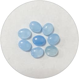 5 Pieces/Bag Loose Stones Natural Moonstone Larimar Amber Stone High Quality Natural Stone DIY Accessories for Jewelry Wholesale