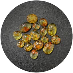 5 Pieces/Bag Loose Stones Natural Moonstone Larimar Amber Stone High Quality Natural Stone DIY Accessories for Jewelry Wholesale