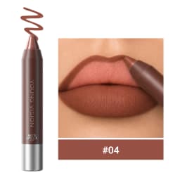 Matte Soft Mist Lip Liner Lipsticks 8 Colors Smooth and Pigmented Non-Stick Chocolate Lipsticks