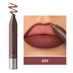 Matte Soft Mist Lip Liner Lipsticks 8 Colors Smooth and Pigmented Non-Stick Chocolate Lipsticks