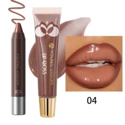 Matte Soft Mist Lip Liner Lipsticks 8 Colors Smooth and Pigmented Non-Stick Chocolate Lipsticks