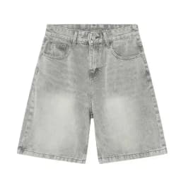 IEFB Summer Denim Shorts Men's Loose Korean Style Retro Short Jeans Fashion Washed Casual Knee Length Pant New Streetwear 9A8588