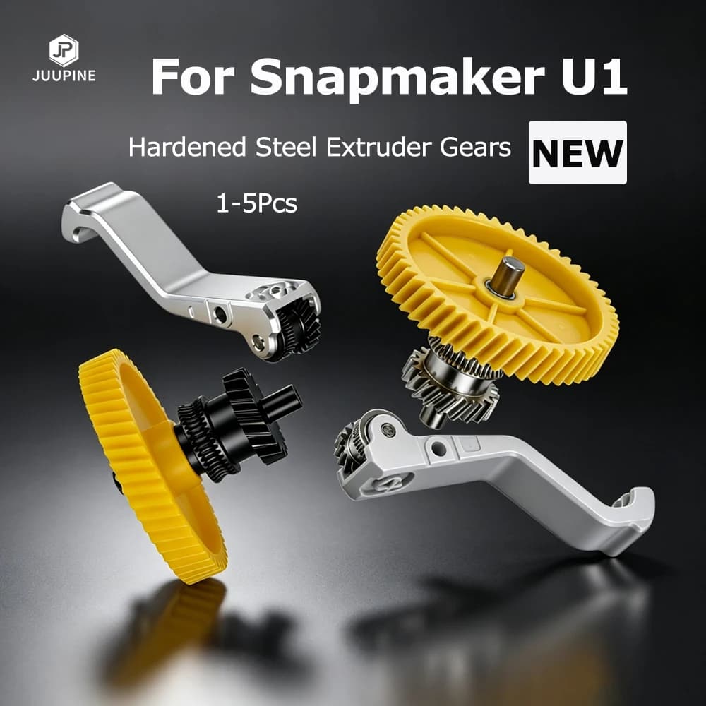 For Snapmaker U1 Extruder Gear SKD11 Hardened Steel Nano Coating CNC Teeth Integrated U1 Gear Upgrade Snapmaker U1 Accessories