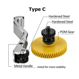 For Snapmaker U1 Extruder Gear SKD11 Hardened Steel Nano Coating CNC Teeth Integrated U1 Gear Upgrade Snapmaker U1 Accessories
