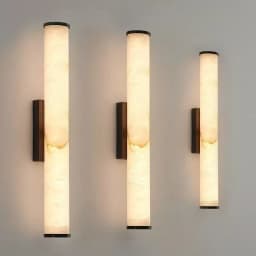 Modern Copper and Black Wall Lamp Faux Marble Wall Light for Entryway Bedroom Dining Room Hallway Home Decor Lighting