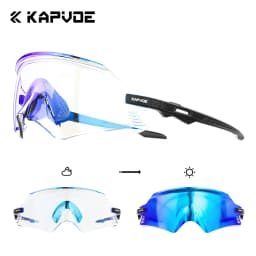 KAPVOE Outdoor Sports Hiking Women Bicycle Cycling UV400 Goggles Men Photochromic Cycling Sunglasses Road Driving Bike Glasses