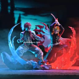 Original SEGA Demon Slayer 18cm Rengoku Shinjurou Akaza Action Figure Collectible Model Toys For Boy Glazovin Droppshiping