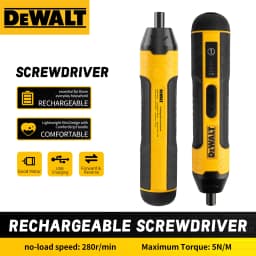 DEWALT Cordless Electric Screwdriver 1300mAh Rechargeable Adjustable Drill Multifunctional Disassembly HT422