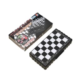Chess Set Mini Magnetic Folding Magnetic Plastic Chessboard Board Game Portable Kid Toy Strategy Games Chess for Boys and Girls