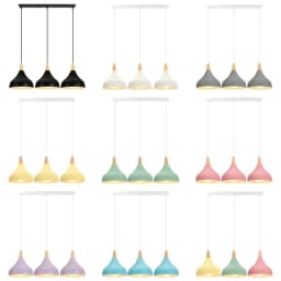 3 Heads Modern Loft LED Pendant Lamps for Living Room Kitchen Bedroom Home Decor Restaurant Chandeliers Lights Lighting Fixtures