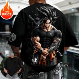 Son Goku Gym Dragon Ball Super Saiyan Harajuku Men Summer Cotton T-Shirt Top Loose Women Streetwear Casual Short Sleeve Tee
