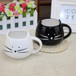 New Cute Cat Mug Animal Milk Mugs Original and Funny Cups to Give Away Unusual Tea Cup of Coffee Drinkware Personalized Gift Bar