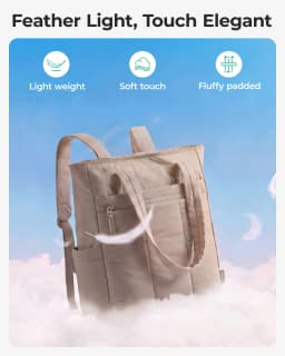 BAGSMART 15.6in Laptop Backpack Women Tote Backpack Teacher Nurse Backpack Water-resistant Bookbag Lightweight College Backpack