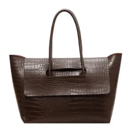 Luxury Crocodile Pattern Women Handbag With Short Handle Shoulder Bag 2026 New Designer Bag Large Capacity Travel Bag Trend Tote