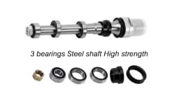 GOLDIX New 3-Bearing Mountain Road Bike Sealed Bearing Pedals High Strength Non-Slip Pedals Bicycle Parts
