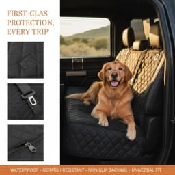 Car Seat Pet Cover for Dogs Cats Waterproof Nonslip Mat Heavy Duty Protector for Outdoor Travel
