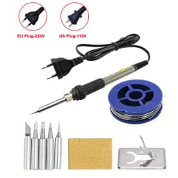 60W Adjustable Temperature Electric Soldering Iron EU 220V / US Plug IS110V Welding Iron DIY for Repairing