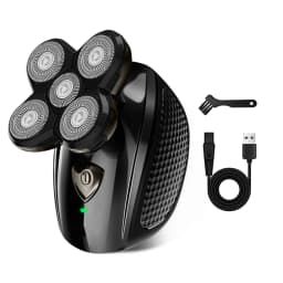 Men's Electric Shaver with 5 Floating Heads, Cordless Rechargeable Shaver, Used for Shaving Heads